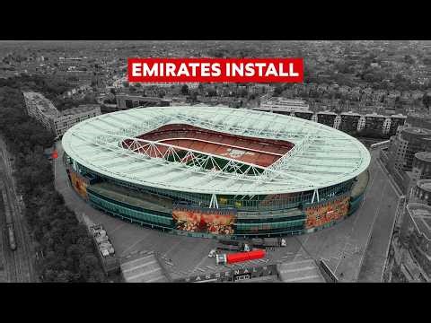 Arsenal’s New Stadium Install