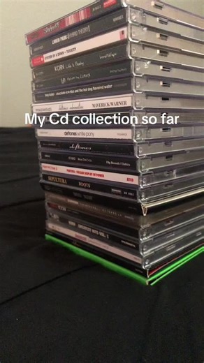 Wanted to show off my collection :P #numetal #music #CD #metal #fyp | cds