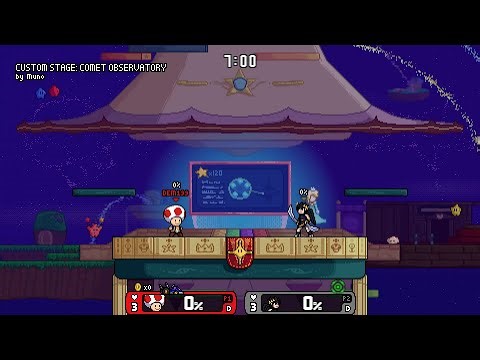 Rivals of Aether - Toad vs Dark Pit (Level 9 CPU)