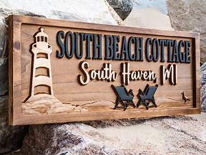 Personalized 3D Wooden Lighthouse Gift | Lighthouse Decor | Light House Beach Decor | Coastal Decor | Beach Kitchen Decor Coastal Home Sign - Etsy