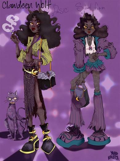 Drawing characters from Monster High part 2! #monsterhigh #doll #bratz #monsterhigh #drawing #art