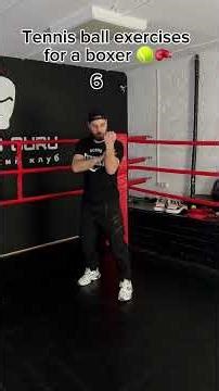 Tennis ball exercises for a boxer. #boxing #boxingcombo #box #boxer #boxingtraining #boxingday