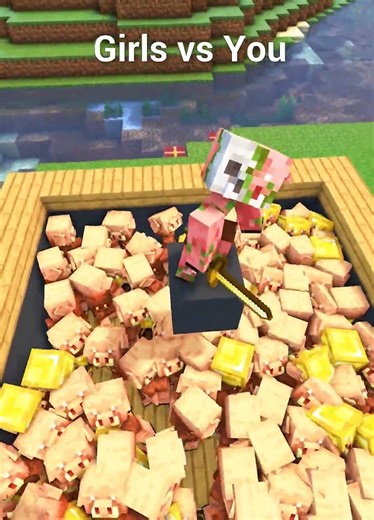 Minecraft Girls vs You