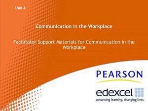 Communication in the Workplace - SlideServe
