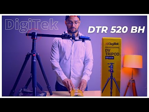 Digitek DTR 520 BH Tripod Unboxing + Review.