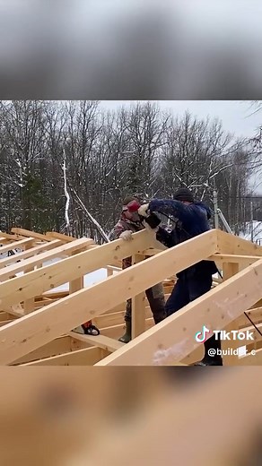 Build a German wooden house. Fast construction technology #build #building #builder #buildingahouse #cabin #logcabin #bushcraft #wildlife #woodenhouse #viral