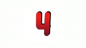 Number 4 Four Symbol Sign Animation Stock Footage Video (100% Royalty-free) 3597864567 | Shutterstock