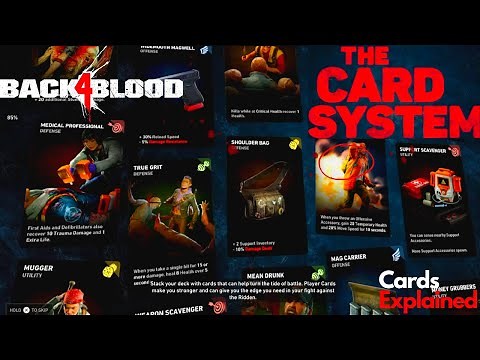 Back 4 Blood Cards Explained Card System How To