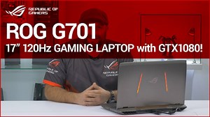 5.3K views · 123 reactions | Introducing the ROG G701 17" Gaming Laptop featuring an NVIDIA GeForce GTX1080 and an ultra-fast 120Hz G-SYNC display! | ASUS Republic of Gamers | Facebook