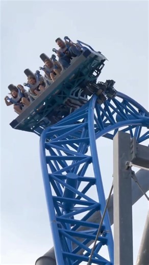 Thrilling Galeforce Roller Coaster at Playland's Castaway Cove
