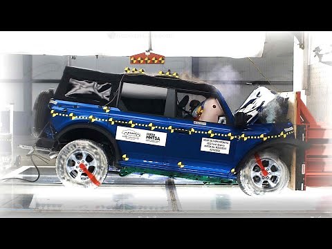 2022 Ford Bronco Frontal Crash Test (NHTSA)
