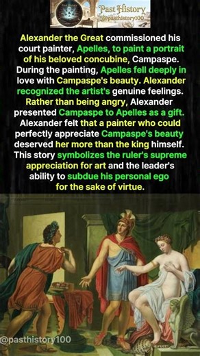 The Painter’s Muse: Alexander the Great’s Ultimate Tribute #art #history #painting