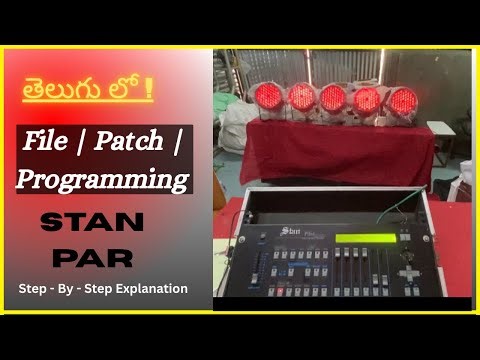 How to Create Led Par File | Patch | Programming In Pilot 2000