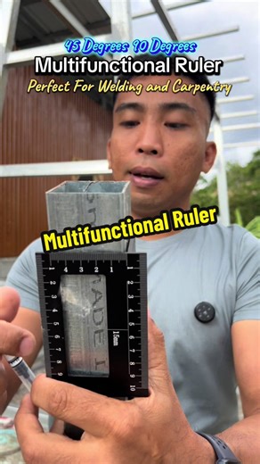 Multifunctional Ruler: Ideal for 45 and 90 Degree Angles