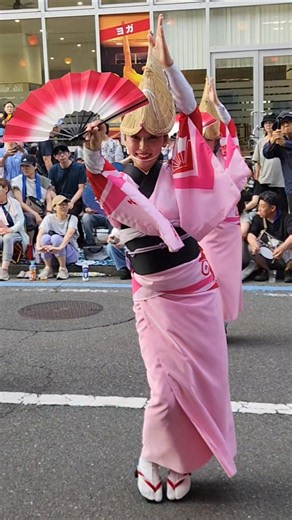 【阿波踊りを魅せる女性たち】阿波扇 #大和阿波踊り#阿波扇 #祭り #阿波踊り