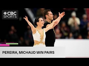Canadian pair Pereira, Michaud capture their 1st-ever national figure skating title | #CBCSports