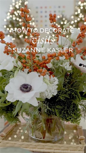 Ballard Designs on Instagram: "Feeling festive? 🎅 Step inside Suzanne Kasler’s beautifully decorated home for the holidays! 🏠🎄 Join President of Ballard Designs @karenmooneyatl as she tours the exquisitely decorated home of Atlanta designer @suzannekasler , who’s transformed her residence into a breathtaking winter wonderland. Watch the full tour now to learn how Suzanne achieves her signature elegant style through personal collections and cherished traditions. Full tour 