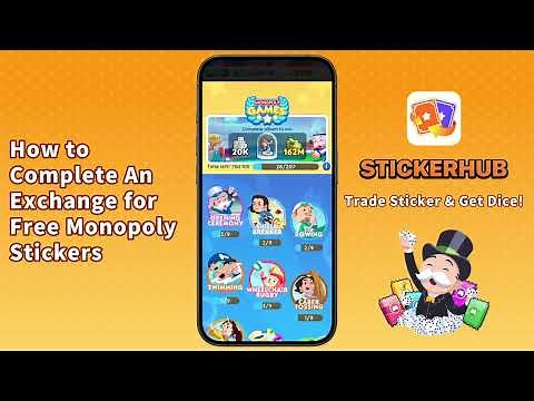 StickerHub New Tutorial: How to Complete Monopoly Sticker Exchange