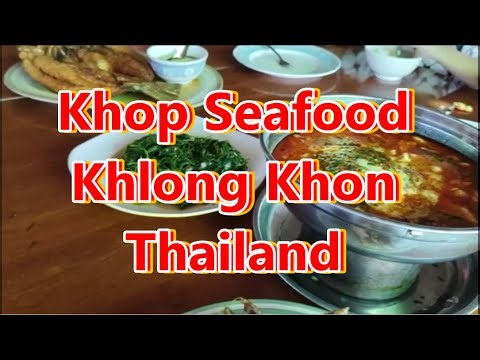 Thai Seafood Feast at Khop Seafood Khlong Khon Thailand | Fresh Seafood by the Mangroves