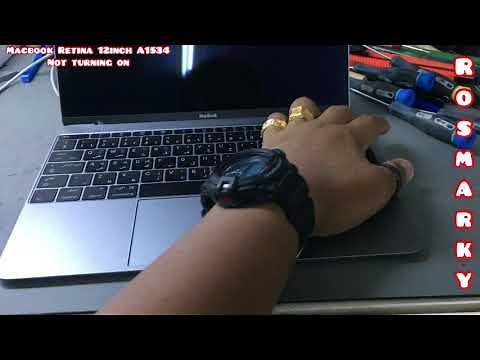 How to fix a Macbook Retina A1534 12-inch early-2016 that is charging but Not Powering On.