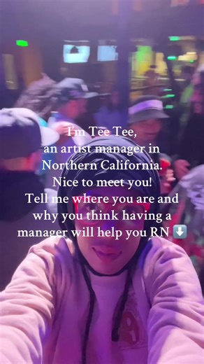 Nice to meet you! I’m Tee Tee, an artist manager in Northern California. Tell me where you are and why you think having a manager will help you RN I’m curious 🧐 #artistmanagement #thinklikeamanager #musicartist