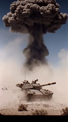 The US Tank That Survives a Nuclear Blast Point-Blank. #abramstank #military #usa #nuclear