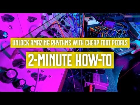 Unlock Amazing Rhythms with Cheap Foot Pedals — 2-Minute How-To