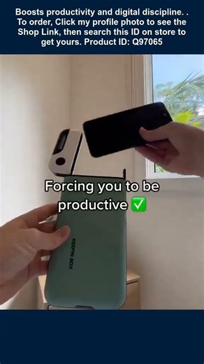 This is a smart phone lock box with timer.