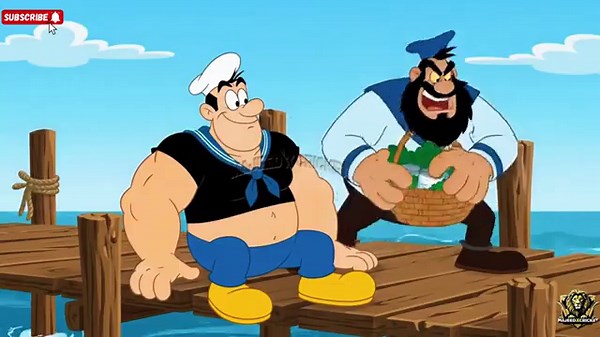 🥬 Popeye vs Bluto – The Lost Spinach Adventure Classic Cartoon| Best Cartoon 😍 | Cartoon for Kids