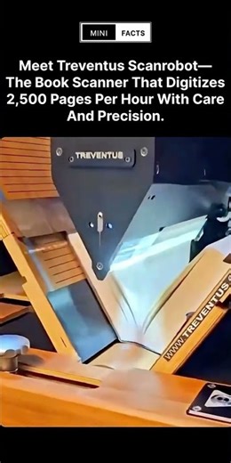 High-speed book digitization with Treventus #shortsfeed #shorts #viral #digitization #machine