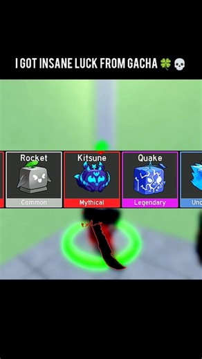 I Got This From Gacha ✋🥶🤚In Blox Fruits #roblox #bloxfruits #shorts #fyp