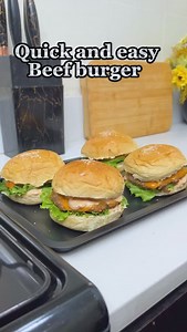 Save this quick and easy beef burger recipe, you will definitely need it anytime soon. I made these ones for my hubby’s colleagues and they loved it🥰🥰. Ingredients used; Beef Onions Pepper Garlic Egg All purpose spice mix( you can check the recipe on my reels) Burger cheese slices Mayonnaise Ketchup Burger sauce( can be optional) Burger bun Lettuce Caramelized onions and tomatoes My food processor made my mincing process easy, you should get the @buchymix 12 in one food processor🥰. | Aramide’