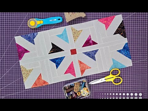 Patchwork tutorial: experience of sewing a lovely quilt with a simple pattern and stunning result