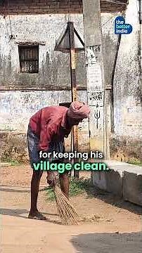 80 Year Old Has Cleaned His Village Roads for 70 Years