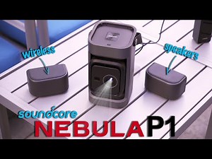 A Portable Projector with Detachable Speakers! soundcore Nebula P1 Review
