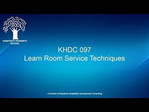 Learn Room Service Techniques | Ep. #097