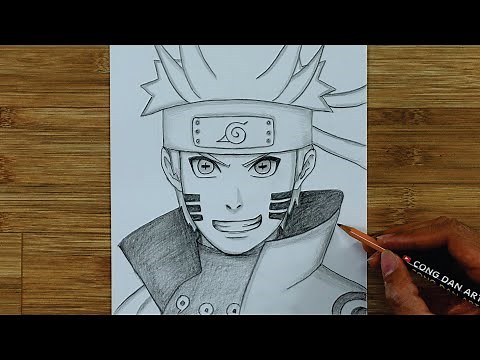 How To Draw Nine-Tails Naruto | Drawing Anime Easy #641 | Cong Dan Art