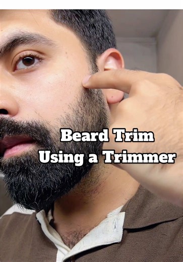 Beard Trim Techniques Using a Trimmer