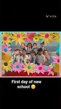 first day of school 🏫 new journey begin ❤️🕉 #cuteboy #schoollife #blessings