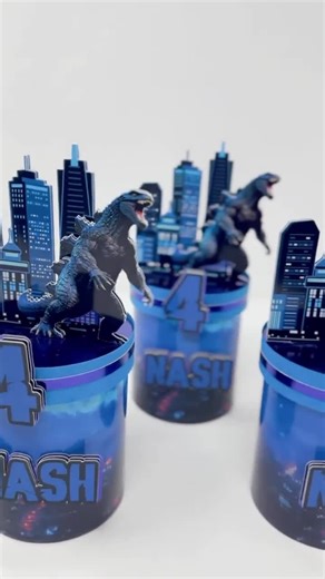 Personalized Godzilla Potato Chips Can: Birthday Party Favors - Etsy
