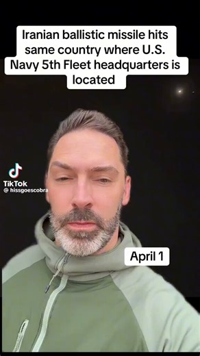 The US Navy‘s fifth fleet was setting up headquarters in Bahrain. The optimal word here being WAS.