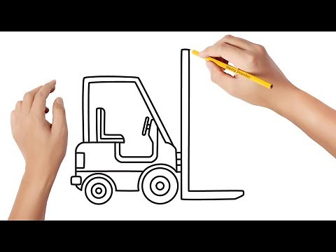 Como desenhar uma empilhadeira