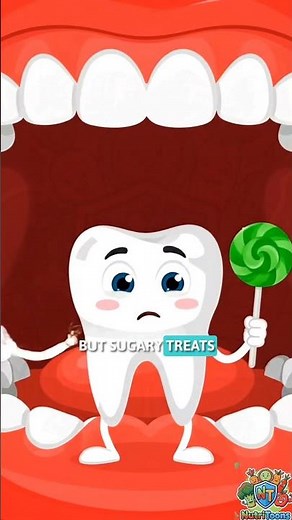 🦷Sparkle Bright! The Ultimate Healthy Teeth Lesson for Kids! ✨#kidshorts