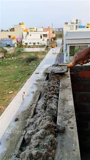 Perfect Sill Concrete Work #shorts