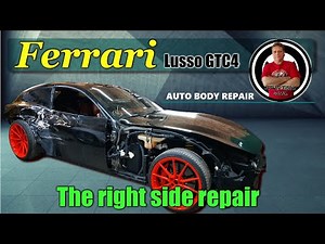 Ferrari Lusso GTC4. The body repair.