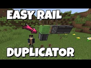 Minecraft: Compact Rail Duplicator Tutorial