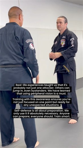 Peripheral vision. Read-React BTDT IYKYK #SelfDefense #karate #americankenpo #edparkersr #MartialArts | Larry Kongaika Kenpo Ikka