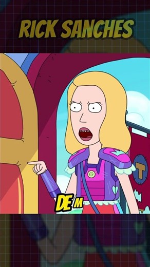🚀🎙️ BETH PERCEBEU QUE VIROU IGUAL AO RICK 😳 #rickandmorty
