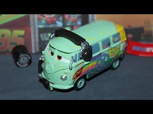 Mattel Disney Cars Race Team Fillmore with Headset - World Grand Prix Chief (New China Variant)