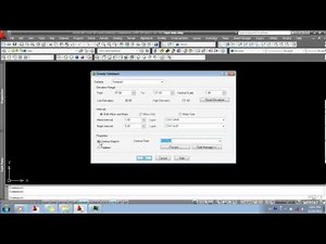 AutoCAD Land Desktop 7 Creating contour